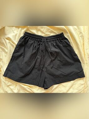 MATTEAU
Organic cotton-poplin shorts